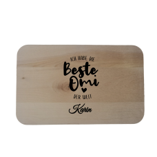Frühstücksbrett „Beste Omi der Welt“