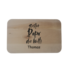 Frühstücksbrett „Bester Papa der Welt“